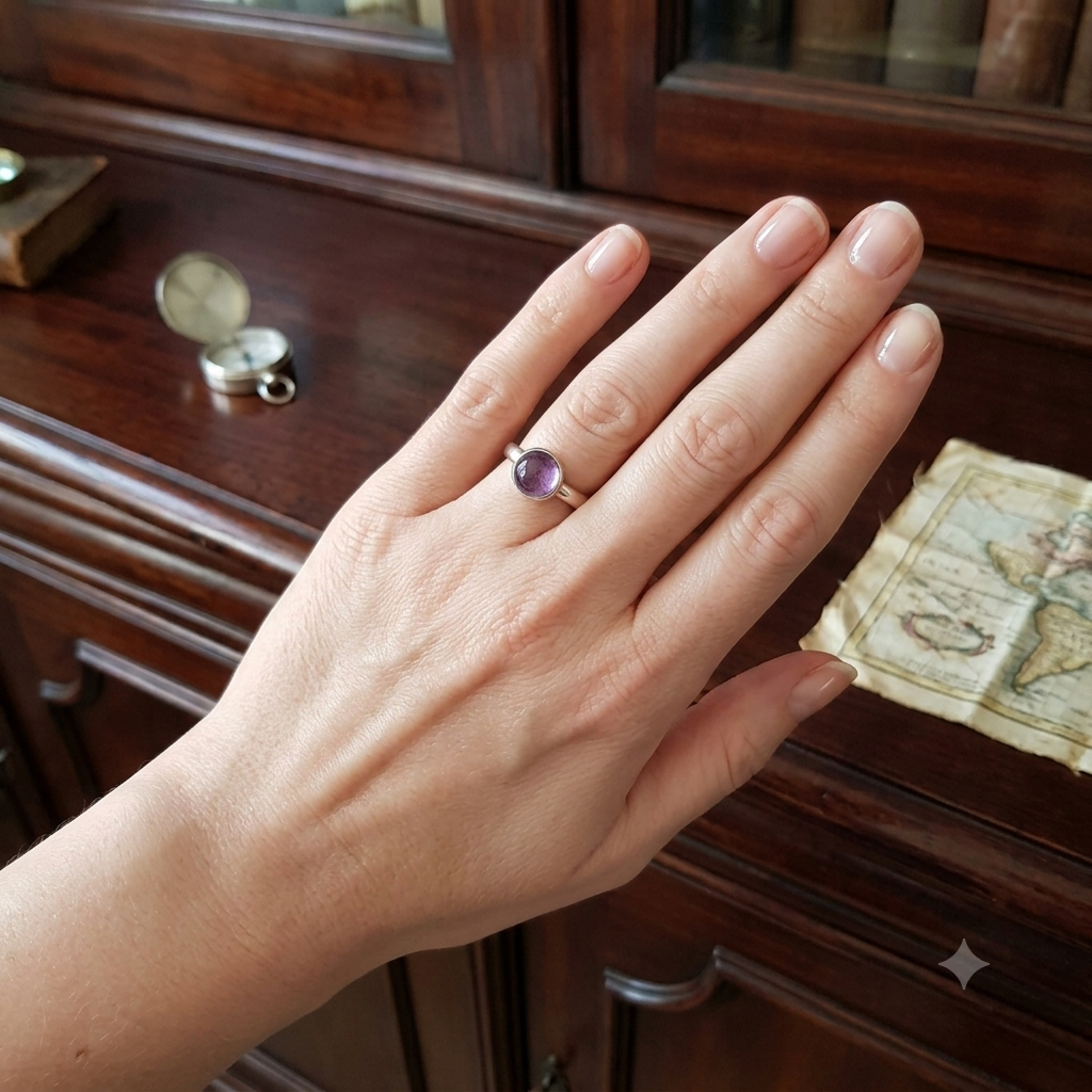 Anello Ametista – Calma e Spiritualità