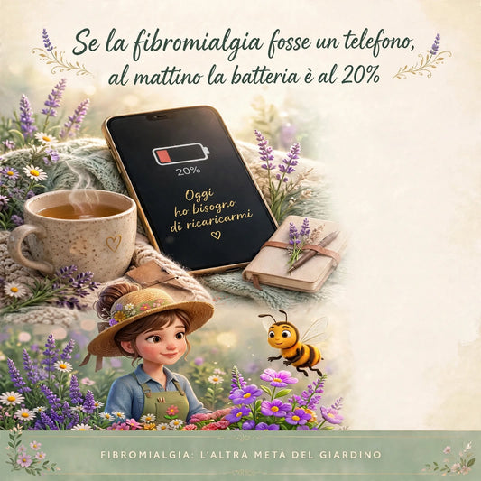 Fibromialgia e rigidità al mattino? Se la fibromialgia fosse un telefono, al mattino la batteria è al 20%