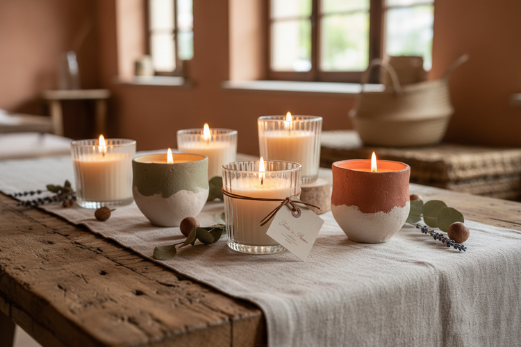 Candele in Contenitore