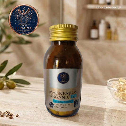 Magnesium Organic 450 – 4 Fonti di Magnesio Ricostituenti / Energetici / Sali Minerali