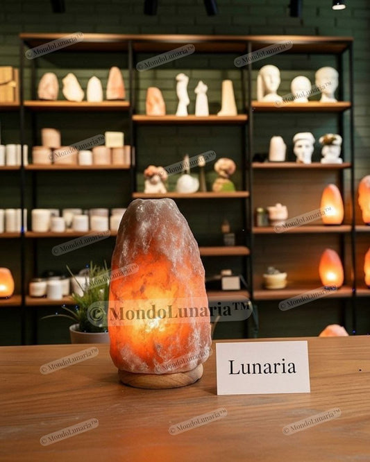 Lampada di Sale Grigio – Cristallo di Luce