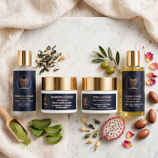 Percorso Armonia – Routine Viso Completa con Bava di Lumaca, Matcha e Argan | Mondo Lunaria