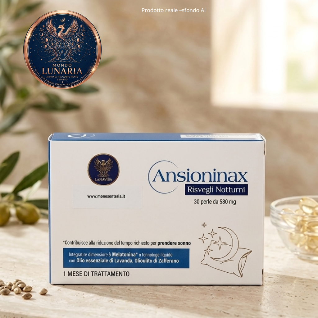 Ansionax Risvegli Notturni – Melatonina Liquida per Sonno Profondo | Sonno e Relax
