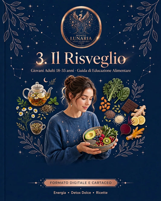 Nutrire con Consapevolezza: Guida all'Educazione Alimentare Il Risveglio (18-35 anni) | Mondo Lunaria