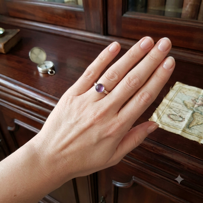 Anello Ametista  – Calma e Spiritualità