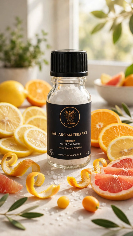 Sali Aromaterapici Risveglio – Ravensara, Rosmarino, Citronella e Mandarino