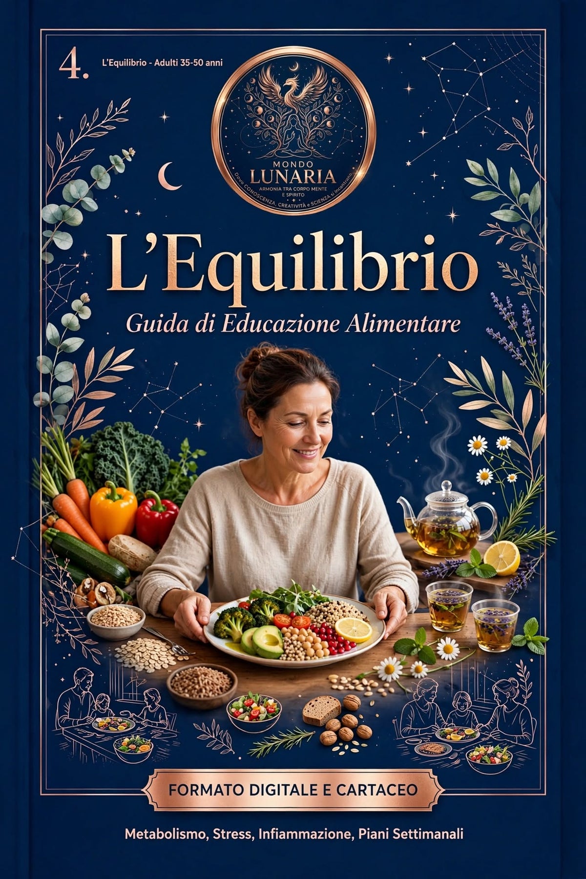 Nutrire con Consapevolezza: Guida all'Educazione Alimentare L'Equilibrio (35-50 anni) | Mondo Lunaria